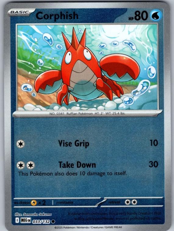 Corphish [Reverse Holo]